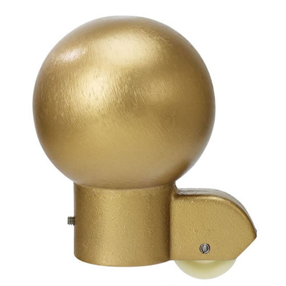 6 1/2" External Halyard Cast Ball Truck Cap Style Stationary