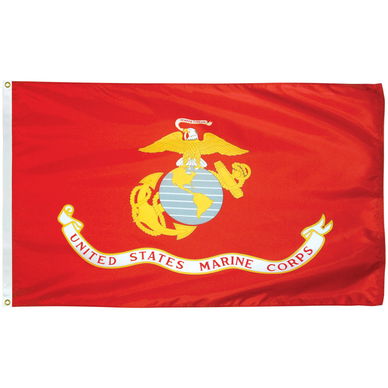 3' x 5' Poly-Max Outdoor Marine Corps Flag