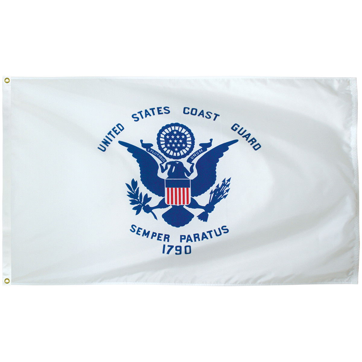 3' x 5' Poly-Max Outdoor Coast Guard Flag