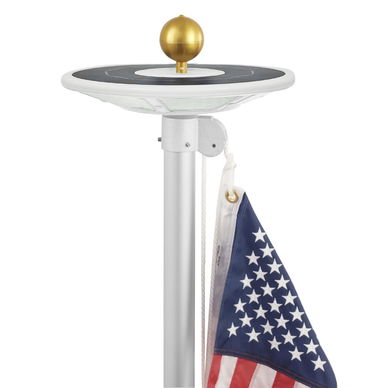 Solar Disc Flag Light - 266 LEDs