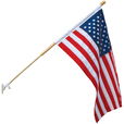 3' x 5' Nylon American Banner Flags