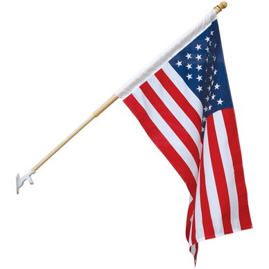 2-1/2' x 4' Poly Cotton American Banner Flag