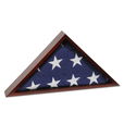 US Flag Display Case with Flag