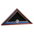 US Flag Display Case with US Flag Medallion