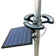 360 Degree LED Solar Flag Pole Light 