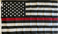 U.S. Thin Red Line Flag - 3' x 5' - Sewn Nylon