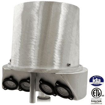 Internal Flagpole Beacon – 10.5″ IH 12V Quad