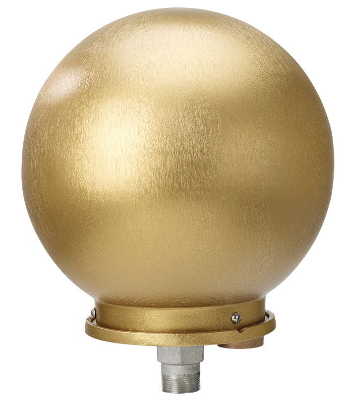 12" Cast Aluminum Ball Truck Assembly for Wire Halyard Flagpoles 12" Cast Aluminum Ball Truck Assembly for Wire Halyard Flagpoles