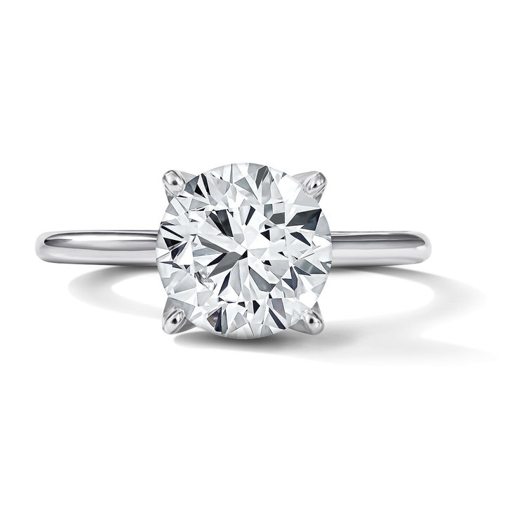 Sylvie Solitaire Engagement Setting In White Gold 14K
