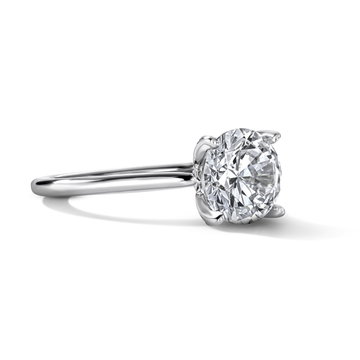Sylvie Solitaire Engagement Setting In White Gold 14K