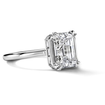 Michael M. Monarch Hidden Halo Engagement Setting In White Gold 18K