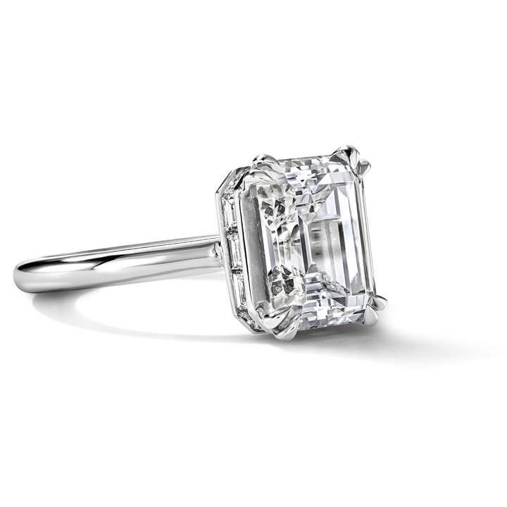 Michael M. Monarch Hidden Halo Engagement Setting In White Gold 18K