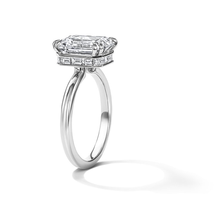 Michael M. Monarch Hidden Halo Engagement Setting In White Gold 18K