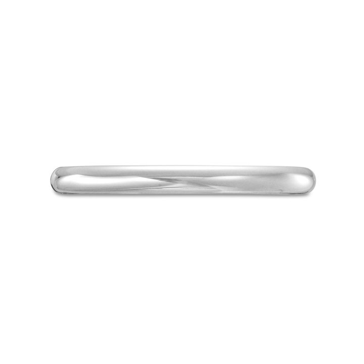 Lightweight Low Dome Comfort Fit 2mm Wedding Band In White Gold 14K