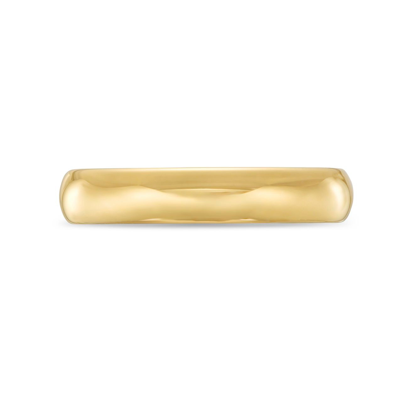 Lightweight Low Dome Comfort Fit 4mm Wedding Band 0