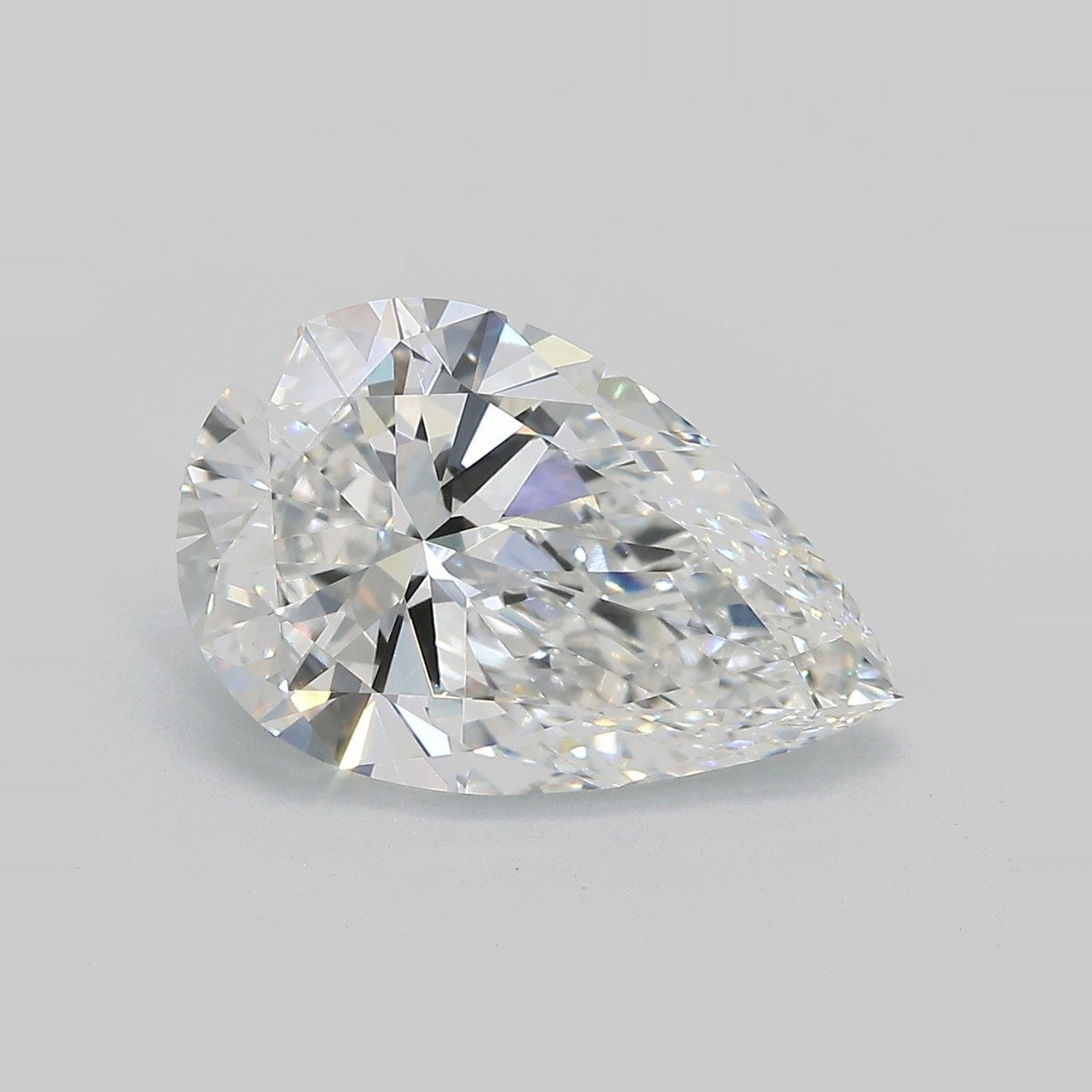 Pear 4.85 E VVS2 - #1041014 - Lab Grown 0