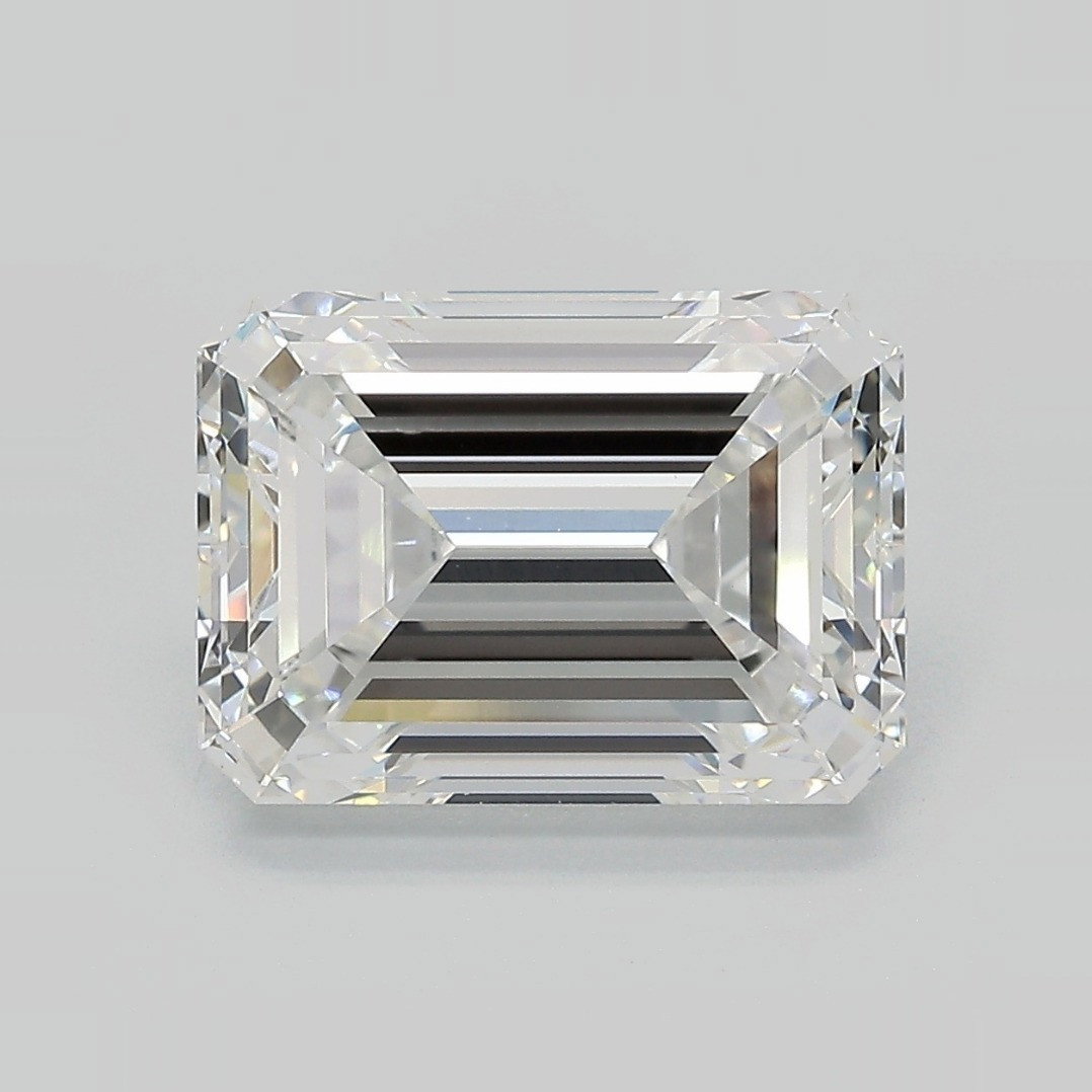 Emerald 5.39 E VVS2 - #1041008 - Lab Grown 0
