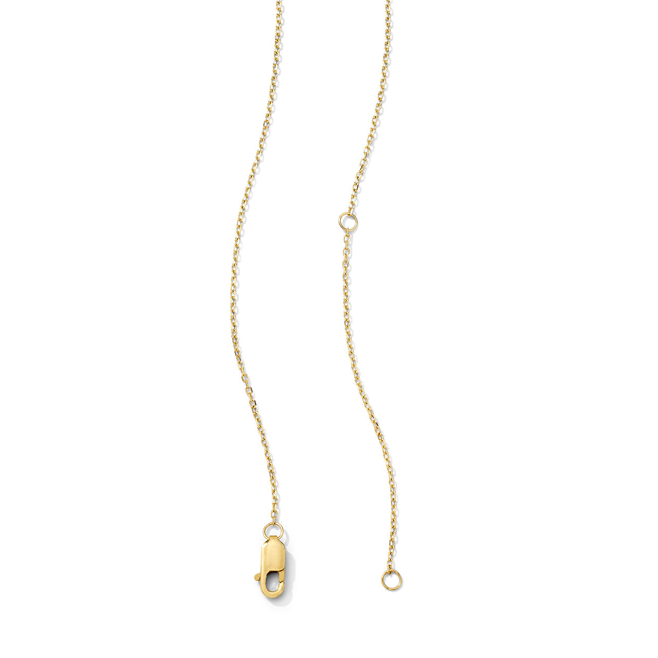 Heart Shaped Diamond Bezel Necklace