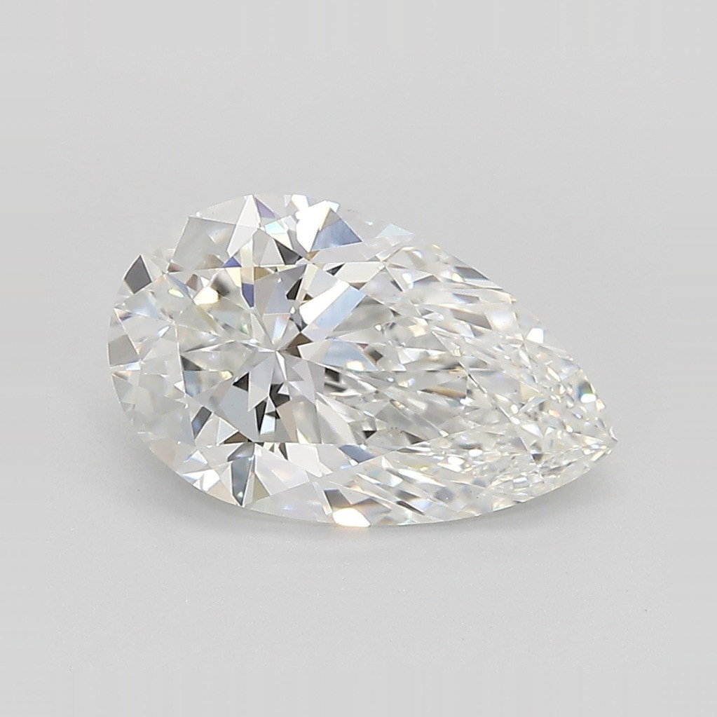 Pear 2.51 E VVS2 - #1055658 - Lab Grown 0