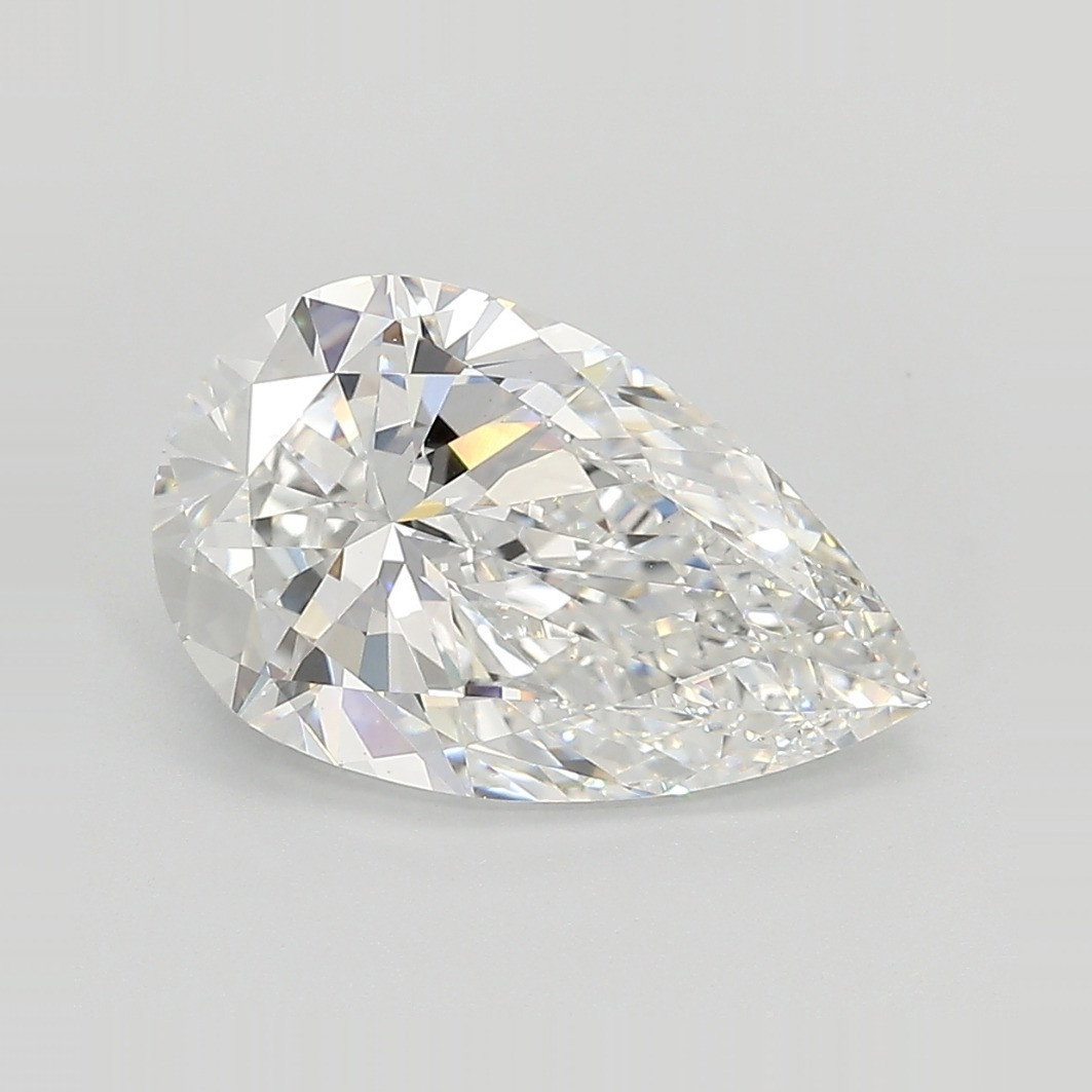 Pear 3.01 E VVS2 - #1055826 - Lab Grown 0