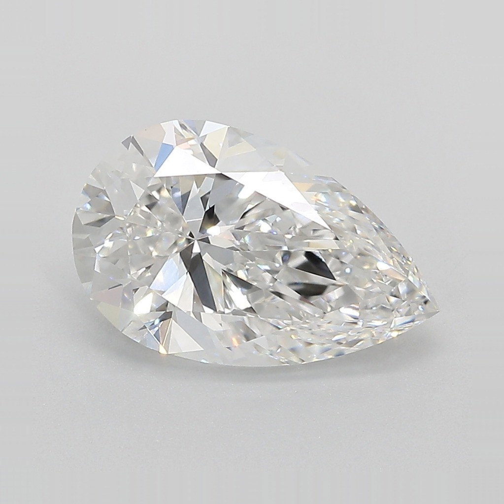 Pear 3.06 E VVS2 - #1055663 - Lab Grown 0