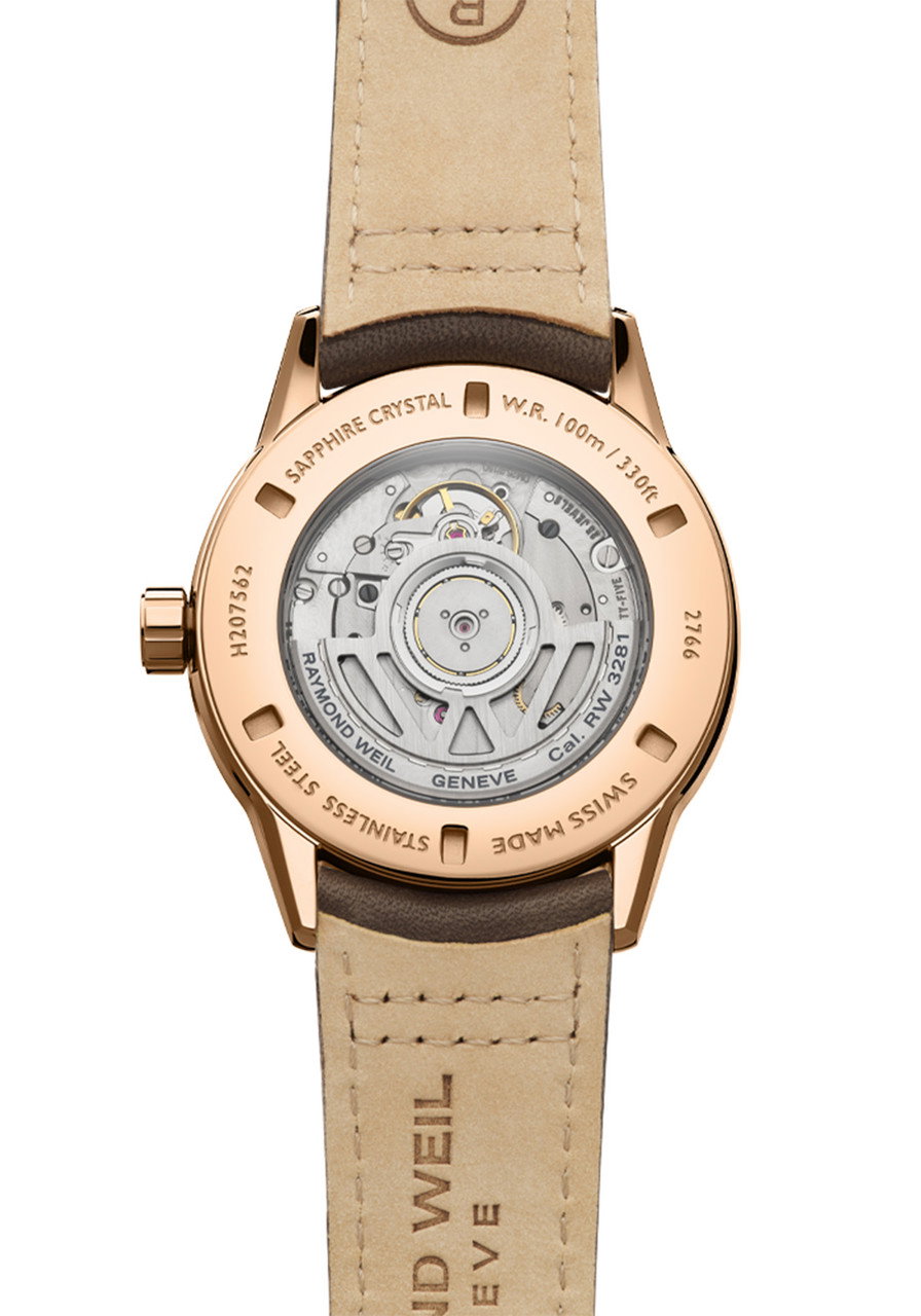 Raymond Weil Freelancer 40 Dune Dial Watch | Rose Gold-PVD