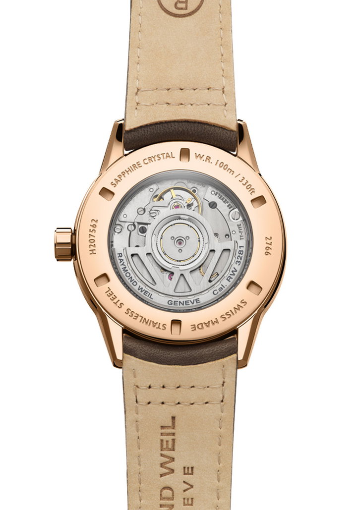 Raymond Weil Freelancer 40 Dune Dial Watch | Rose Gold-PVD