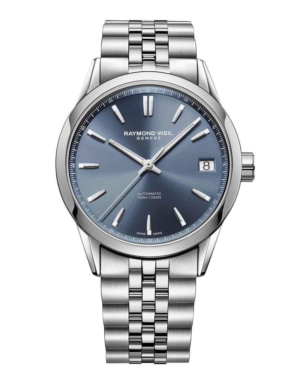 Raymond Weil Freelancer 40 Blue Dial Watch | Stainless Steel 0
