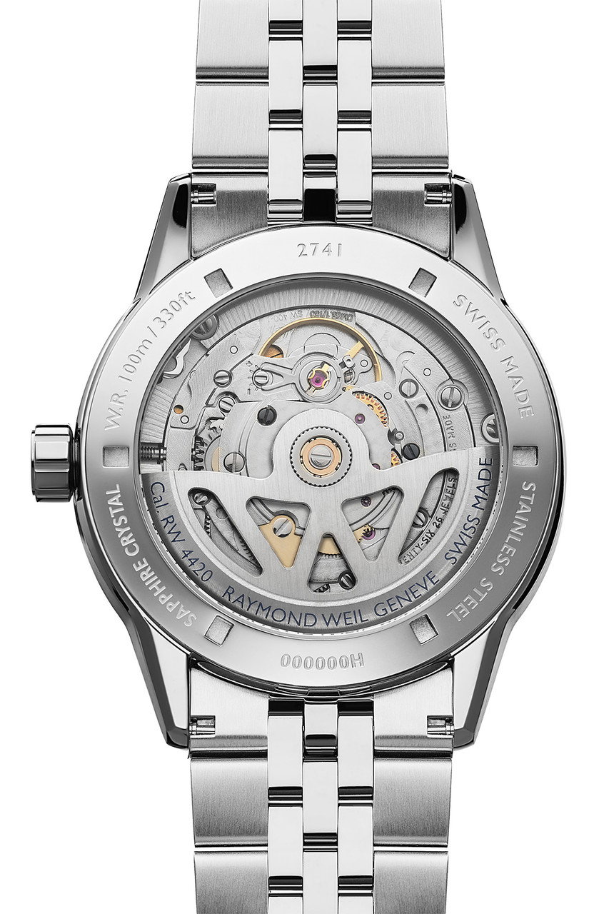 Raymond Weil Freelancer 40 Blue Dial Watch | Stainless Steel