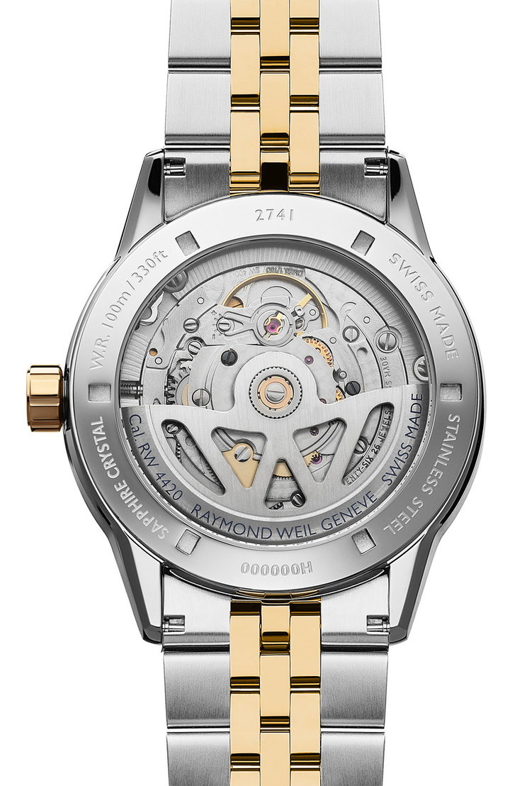 Raymond Weil Freelancer 40 Cream Dial Watch | Stainless Steel & Yellow Gold-PVD