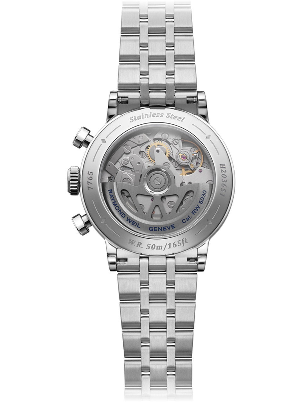 Raymond Weil Millesime Chronograph 39 Blue Dial Watch | Stainless Steel
