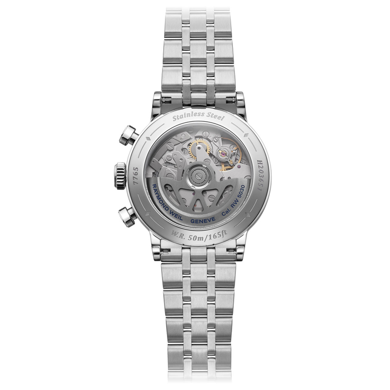 Raymond Weil Millesime Chronograph 39 Blue Dial Watch | Stainless Steel