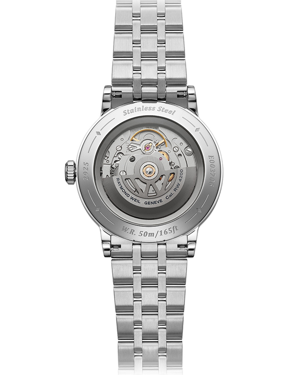 Raymond Weil Millesime 39 Black Dial Watch | Stainless Steel