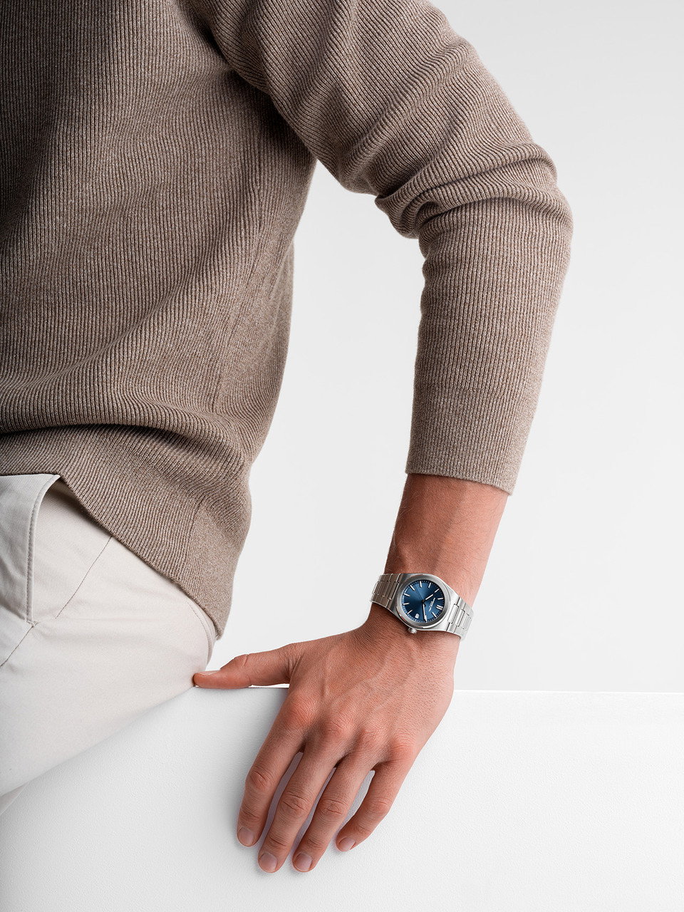 Raymond Weil A.R.T. 38 Blue Dial Watch | Stainless Steel