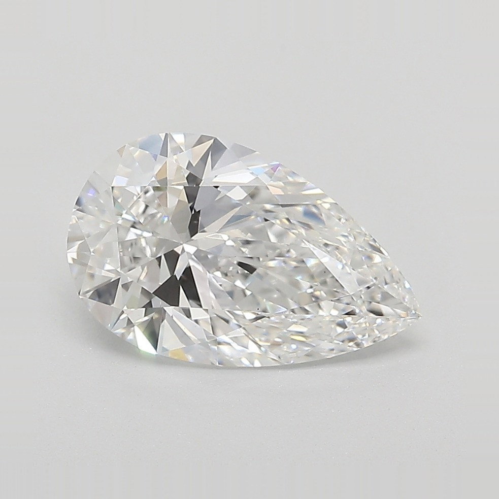 Pear 2.07 E VVS2 - #1064599 - Lab Grown 0