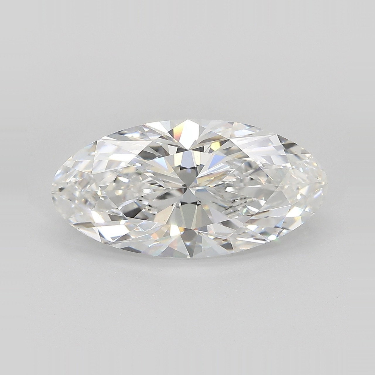 Oval 4.08 E VVS2 - #1064613 - Lab Grown 0
