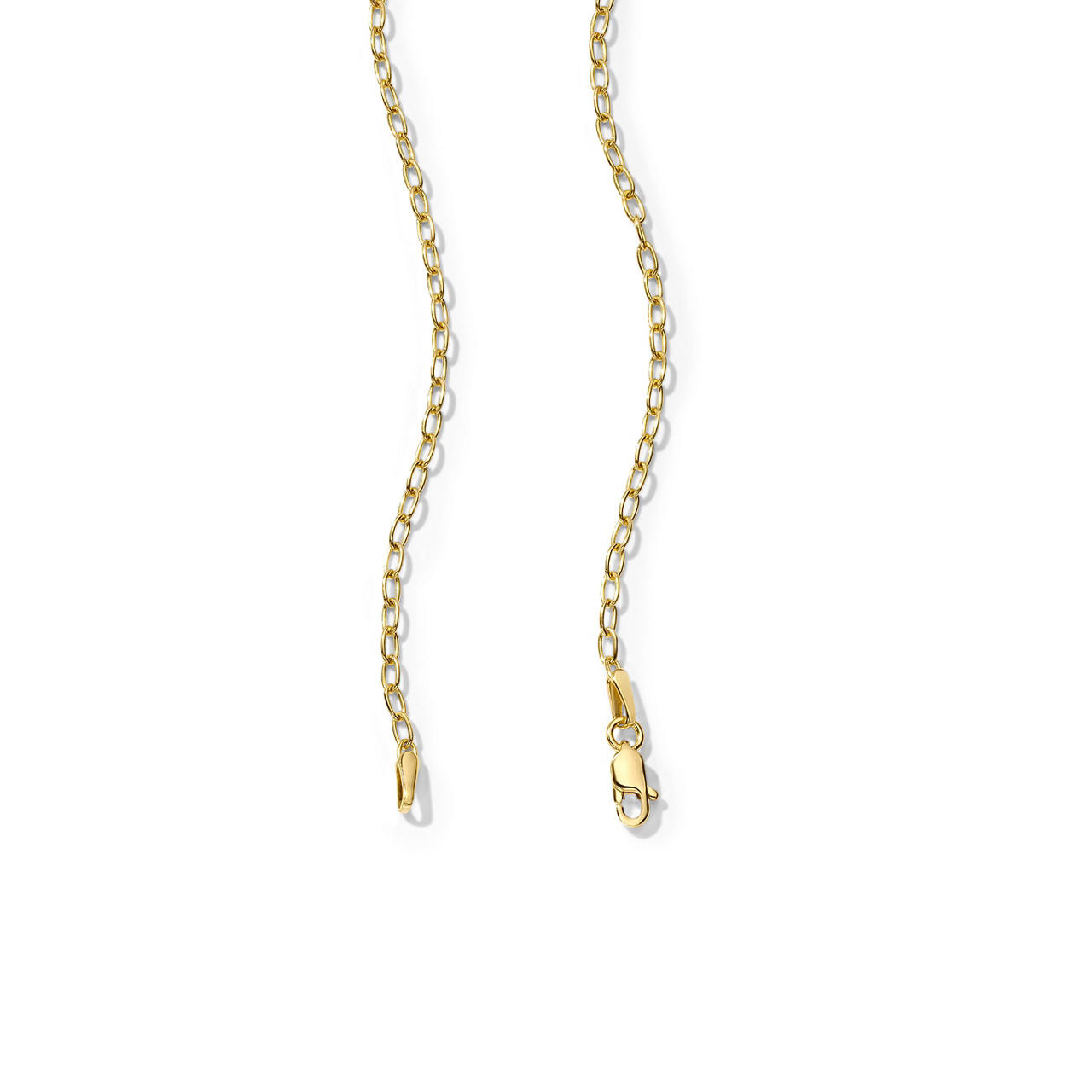 Gold Paperclip Chain Necklace