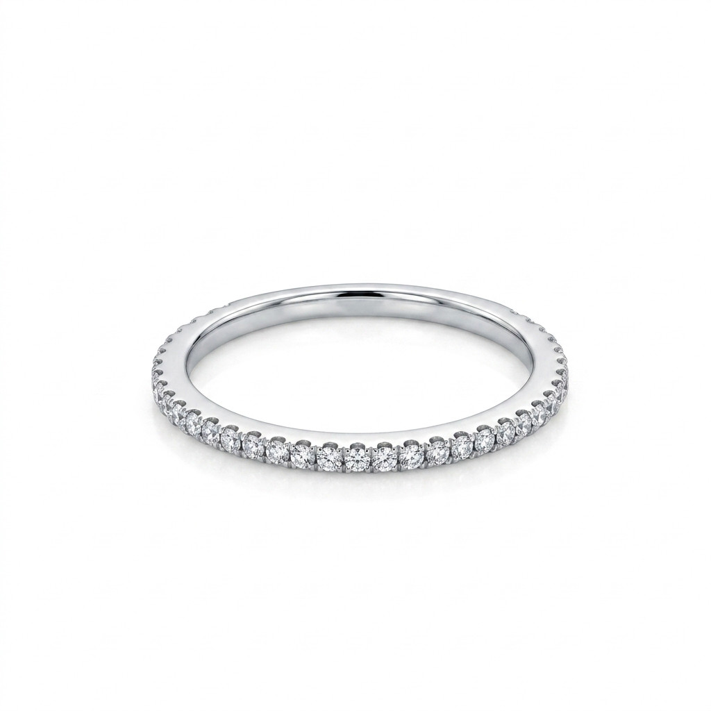 3/4 Way Diamond Wedding Band (0.30tw) 0