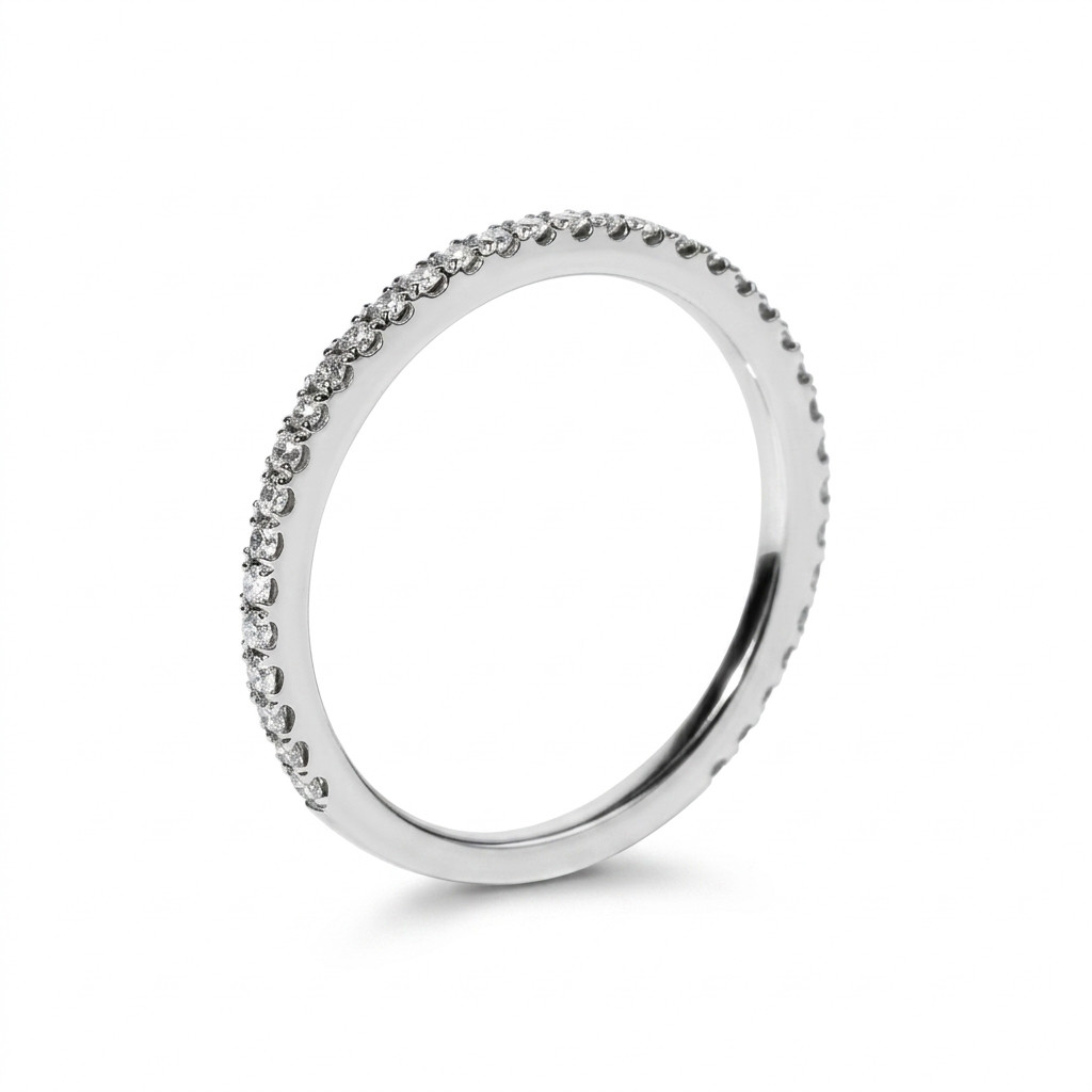 3/4 Way Diamond Wedding Band (0.30tw) 1