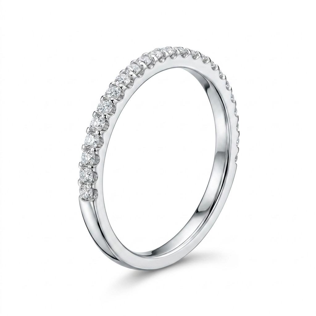 1/2 Way Diamond Wedding Band (0.23tw) 1