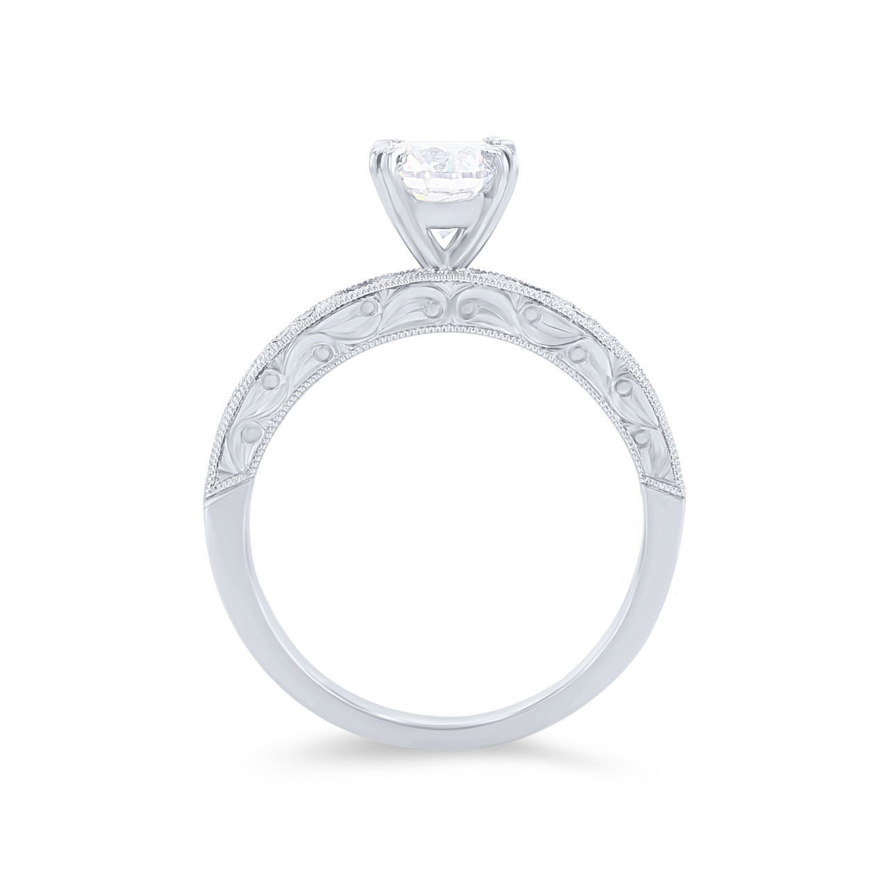 Kirk Kara Charlotte Sapphire and Diamond Engagement Setting 3