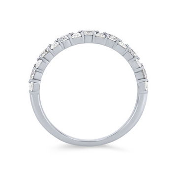 Alternating Diamond Wedding Band