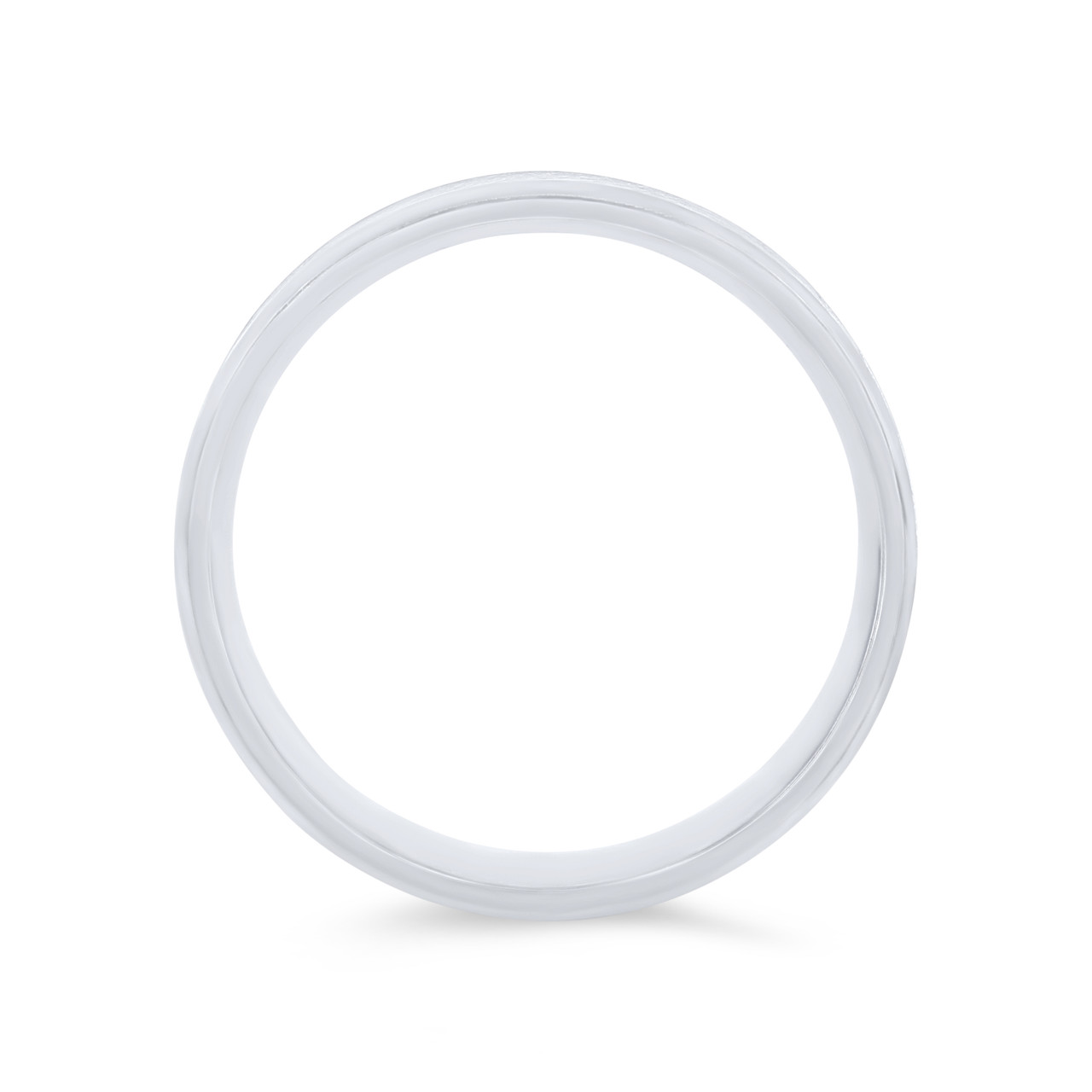 Matte Milgrain 8mm Wedding Band