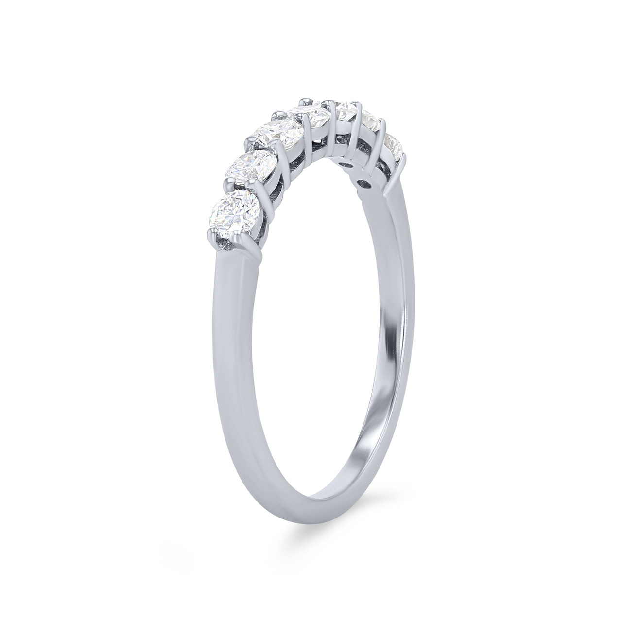 Seven Stone Diamond Wedding Band