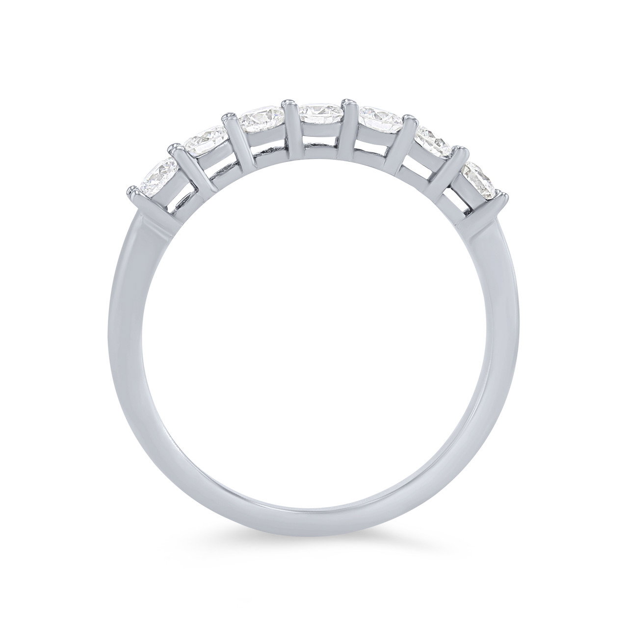 Seven Stone Diamond Wedding Band 2