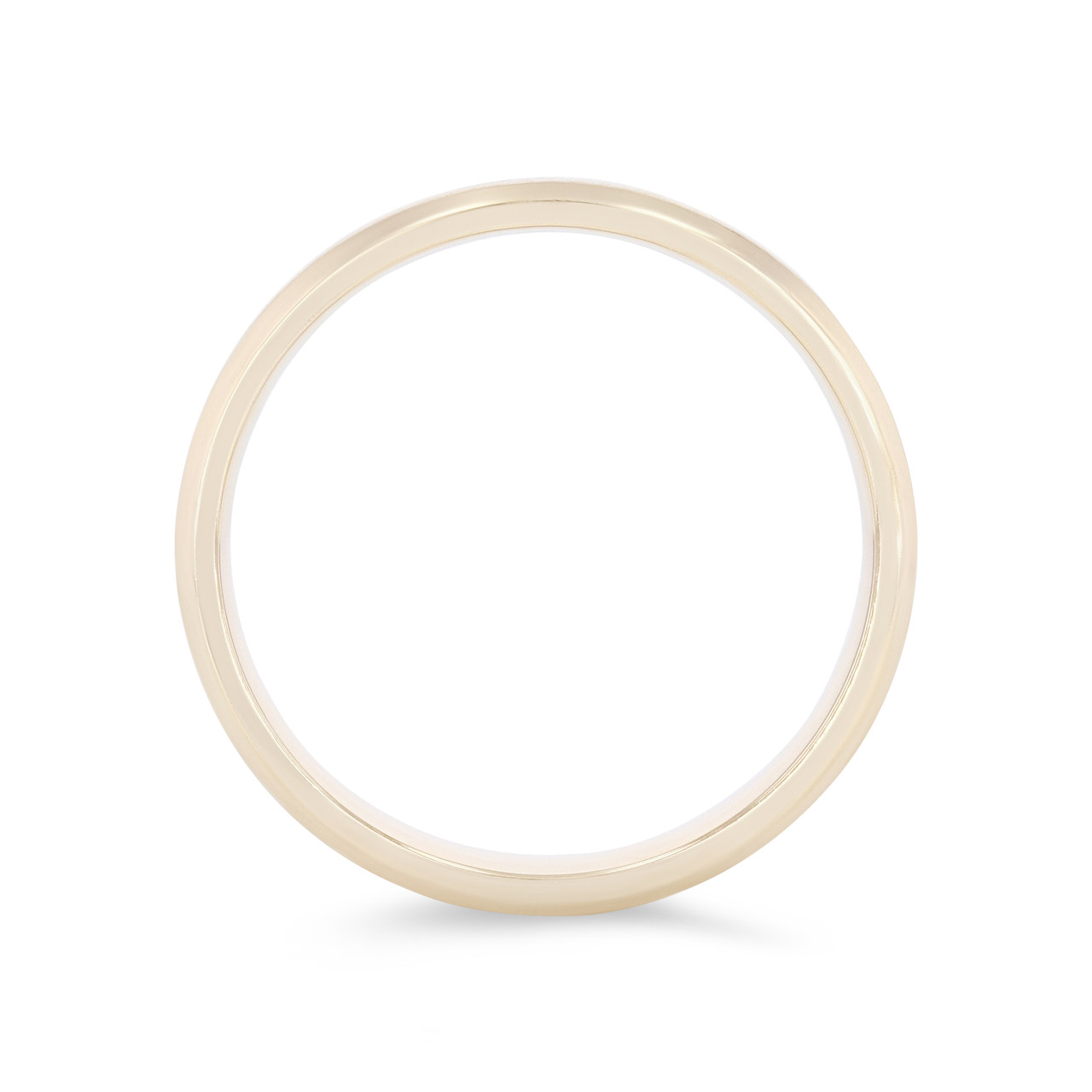 Matte Bevel Edge 4.5mm Wedding Band 2