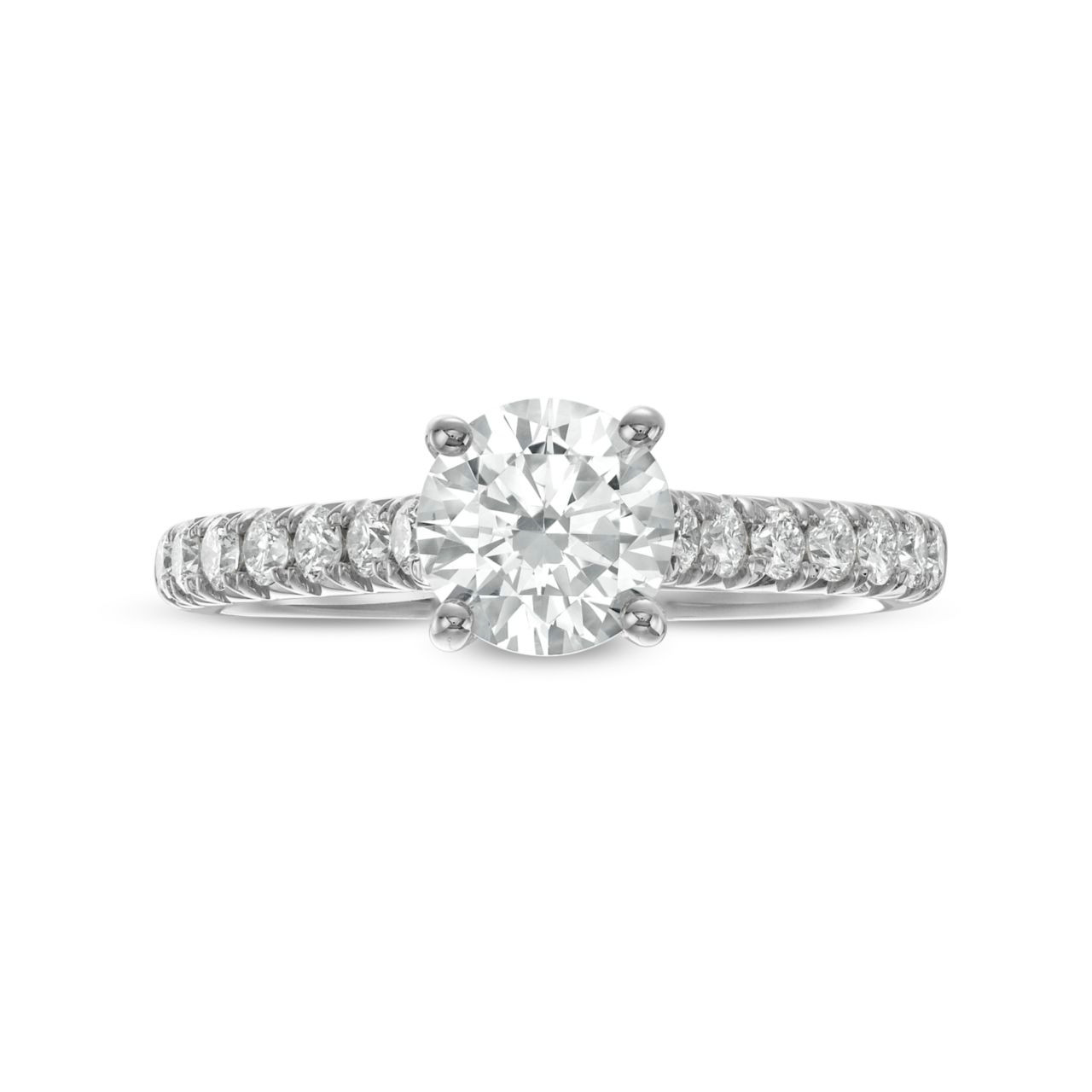 Cathedral Hidden Diamond Engagement Setting by Adorette