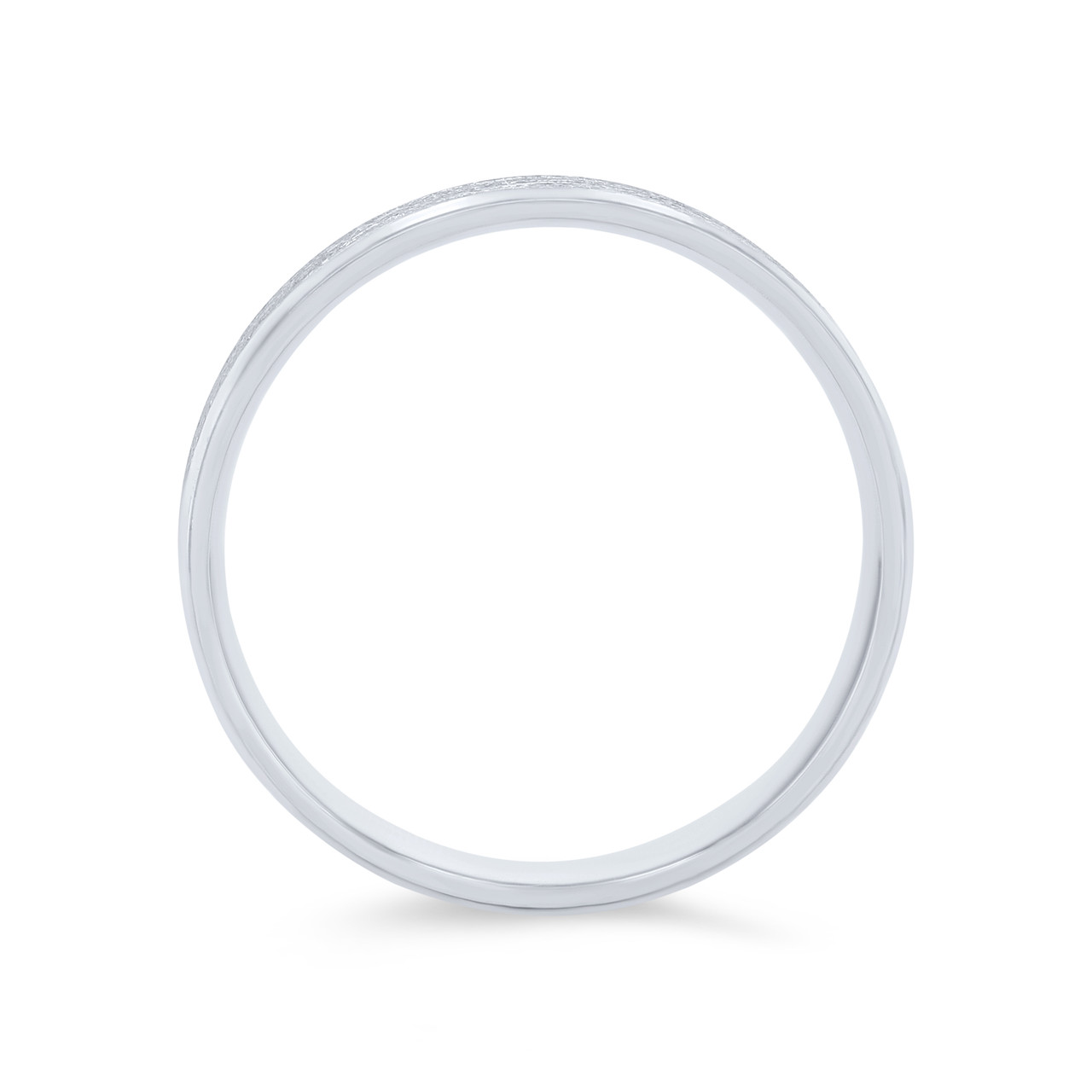 Wire Matte Bevel Edge 6mm Wedding Band