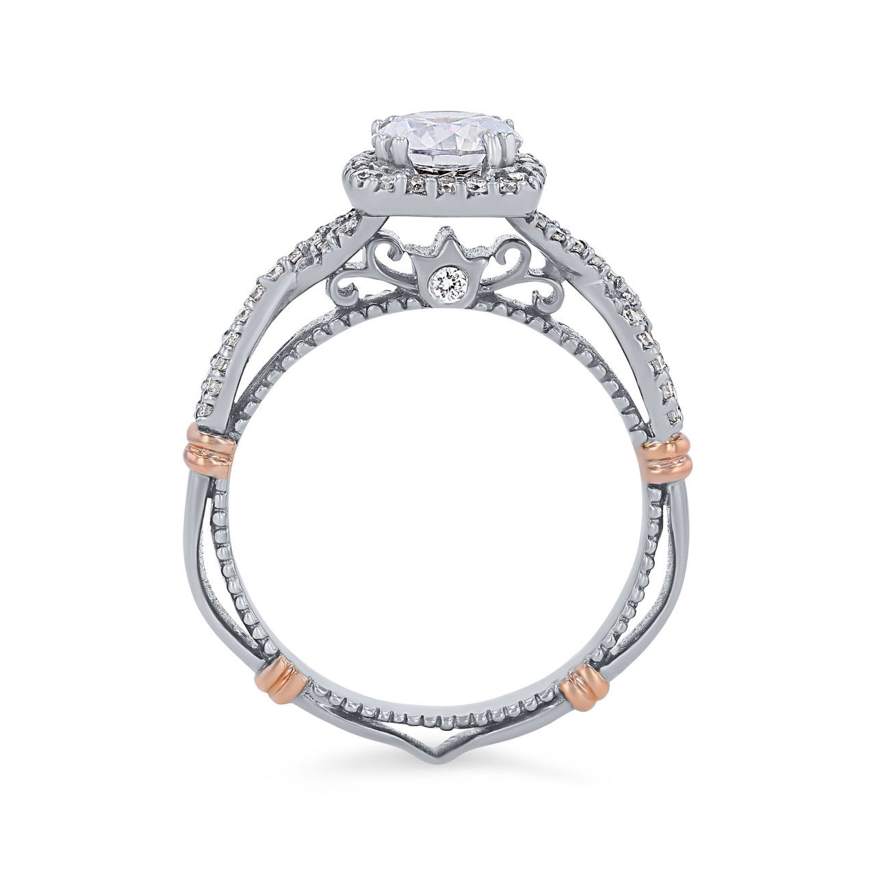 Verragio Parisian Halo Twist Engagement Setting