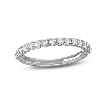 Verragio Renaissance Classic Wedding Band In White Gold 14K